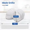 Abluftschlauch 150mm 1m 150eR PVC Schlauch flexibel für Produktbild-Vorschau 5
