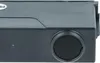 A close-up, side view of a black printer ink cartridge. Produktbild-Vorschau