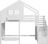 Letto a castello, letto a soppalco, lettino 90x200 cm con Anteprima dell’immagine prodotto 1