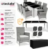 TecTake 403752, Šedá, 8 sedadlo/sedadel, Dospělí a děti, Náhled obrázku produktu 3