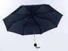 Teleskop Taschenschirm Regenschirm Schirm Fiberglas SCHWARZ Produktbild-Vorschau 3