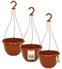 MePla - 3 Stück - Ampel Orion ø 25 cm terra Produktbild-Vorschau 1