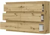 Komoda 120 cm 6 zásuvek skříňka FRAMIRE R-120 artisan Náhled obrázku produktu 6
