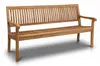 Massive Teakholzbank Kingsbury 180 cm | Ergonomischer Produktbild-Vorschau 1