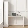 Moderný Biely Počítačový Stôl Pre Mladých S Policami Loft Náhľad obrázku produktu 6
