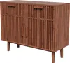 UnboxG credenza in legno massiccio 100x35x80 cm, marrone, 2 Anteprima dell’immagine prodotto 11