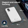 Extralink 10000 mAh Biela Powerbanka, 2× USB, kompaktná, 5 Náhľad obrázku produktu 7