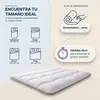 CASABEL Cubrecolchón de microfibra confortable, 1-2 plazas, Vista previa de la imagen del producto 8