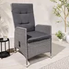 riess-ambiente Outdoor Gartenstuhl SYLT grau Polyrattan Produktbild-Vorschau 1