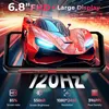 A red sports car is displayed on a smartphone screen, with marketing text and feature callouts around it. Anteprima dell’immagine prodotto