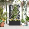 Outsunny Jardinière avec treillis, brise-vue paravent, Voir les images du produit 7