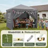 Sekey Faltpavillon 2x2 m wasserdicht UV50+ Gartenpavillon Produktbild-Vorschau 8