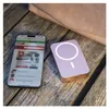 Powerbanka EMOS WI 1046, 10 000 mAh, 20 W+Wireless, lososová Náhled obrázku produktu
