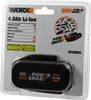 Batterie WORX WA3553 20V 4.0Ah Li-Ion Voir les images du produit 1