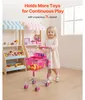 SucceBuy Einkaufswagen fš¹r Kinder, Supermarkt-Spielzeug Produktbild-Vorschau 3