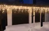 LED-Eisregen-Lichterkette 4 m 168 LED warmweiß IP44 Adapter Produktbild-Vorschau 8