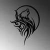 Wallity, Wolfmoon, Dekoratives Wandaccessoire aus Metall, Produktbild-Vorschau 6