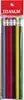 Set von 6 HB Wildleder Bleistifte mit Radiergummi Titanum Produktbild-Vorschau 3