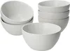 6er Set White Biata Bowls Müsli-Schalen 400ml Salat Dessert Produktbild-Vorschau 2