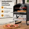 Venkovní pec na pizzu COSTWAY, dvouvrstvá pec na pizzu s Náhled obrázku produktu 4