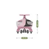 Klouzací auto pro děti Tulano Focus 35 Pink - dětské Náhled obrázku produktu 11
