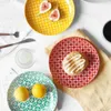 DOWAN Set di 6 piatti in porcellana 21,5 cm Piatto da Anteprima dell’immagine prodotto 7