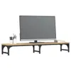 vidaXL Supporto per monitor in rovere Sonoma 105x23x15,5 cm Anteprima dell’immagine prodotto 3
