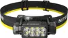 A black Nitecore headlamp with a yellow and black strap is shown against a white background. Anteprima dell’immagine prodotto