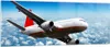 Bilder auf glas - Passagier Flugzeug Motoren Wolken - Produktbild-Vorschau 1