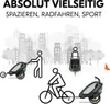 hauck 3in1 Fahrradanhänger Bike n' Walk Duo Dark-green Produktbild-Vorschau 3