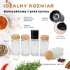 Set aus 24 Bambus Gewürzgläsern mit Etiketten Produktbild-Vorschau 5