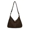 Damen Schultertasche Leopard Print – Große Shopper Tasche Produktbild-Vorschau 2