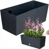 Prosperplast Blumentopf | Rato Case | Schwarz | 60 cm Produktbild-Vorschau 1