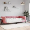 vidaXL Tagesbett Rosa 100x200 cm Samt Produktbild-Vorschau 2