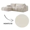 MORELLO Cloud Ecksofa Bouclé mit DL-Mechanismus, Produktbild-Vorschau 5