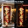 LED Weihnachtsdeko zum Aufhängen, Schneemann Türhänger mit Produktbild-Vorschau 3