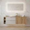 RODAN | Mobile Sottolavabo - Marrone e Beige - 160 cm - Con Anteprima dell’immagine prodotto 4