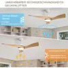 Sofucor Deckenventilator, DC, 132cm, Holzflügel, mit 18W Produktbild-Vorschau 5