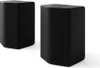 Two black speakers are shown against a white background. Voir les images du produit