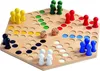 LUDO und MÜHLE, 6er aus Holz, Du sollst dich nicht ärgern. Produktbild-Vorschau 1