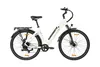 A white electric bicycle is shown against a white background. Produktbild-Vorschau