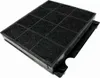 A close-up view of a black charcoal filter on a white background. Voir les images du produit