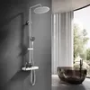 Duschsystem mit Thermostat und Glasablage, Brausegarnitur 3 Produktbild-Vorschau 1