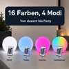 LED Kugelleuchte 25 cm Akku RGB Farbwechsel IP54 – Indoor & Produktbild-Vorschau 6