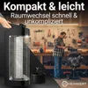 A man is working on an engine in a workshop, with a heater in the foreground. Produktbild-Vorschau