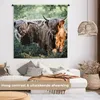 MuchoWow® Wandteppich Wandbehang Schottische Hochlandrind - Produktbild-Vorschau 2