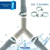 tecuro Y-Verbindungssatz für Ablaufschläuche Ø 19-21 mm von Produktbild-Vorschau 3