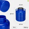 Garronda 80 Liter BPA-freies Fass und Futtertonne Produktbild-Vorschau 3