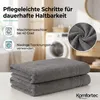 Komfortec 2er Saunatuch Set 80x200 cm aus 100% Baumwolle, Produktbild-Vorschau 3