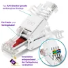 10x Netzwerk Stecker RJ45 Cat6 Cat7 Cat5 LAN Kabel Produktbild-Vorschau 4